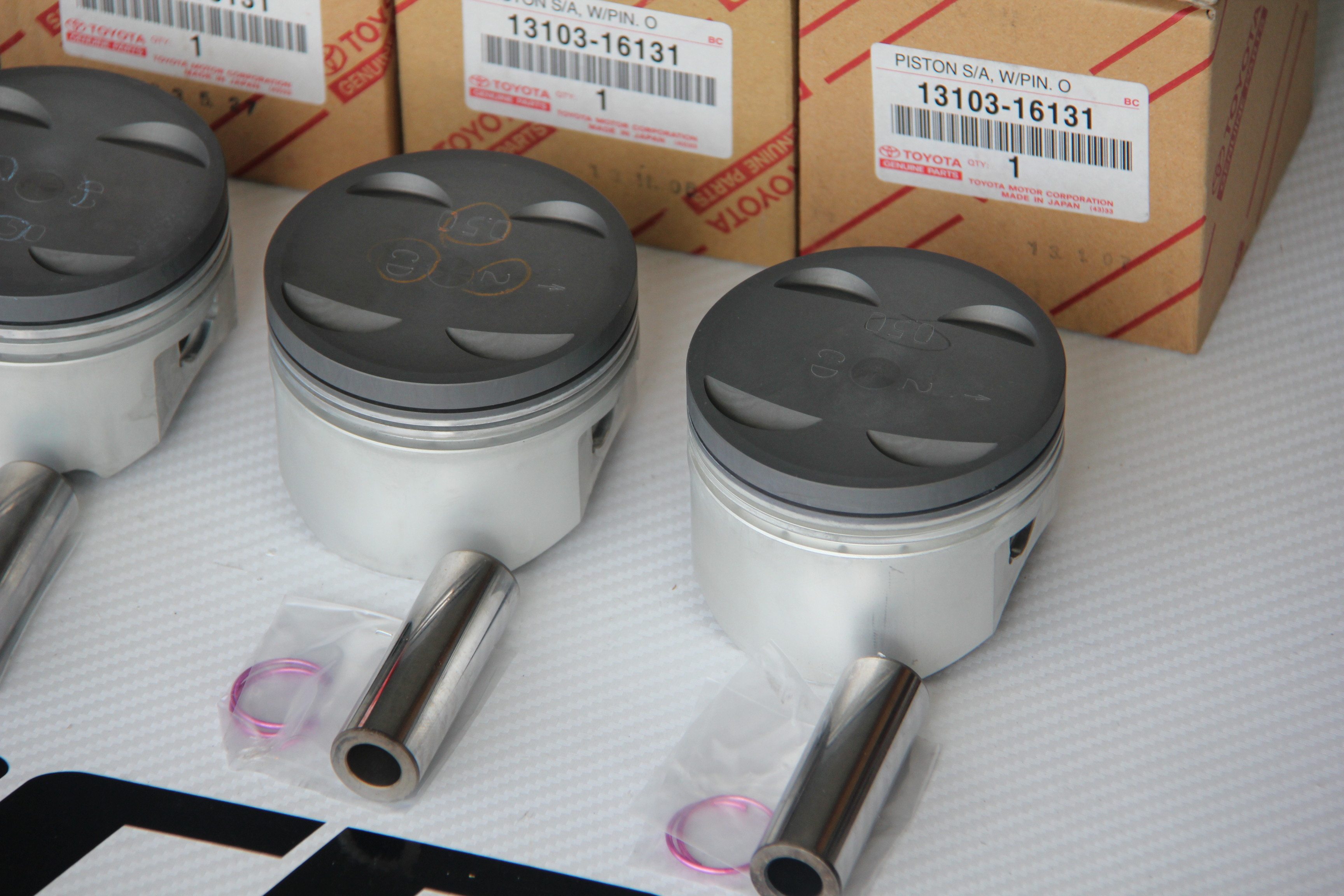 4agze OEM Piston Set Manon Racing Products
