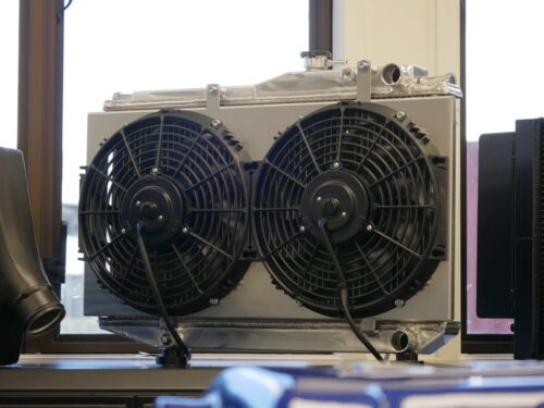 AE86 Racing Radiator with Fans + Shroud