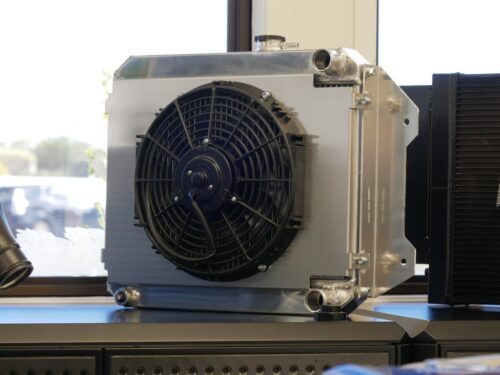 KE70 Racing Radiator with Fans + Shroud