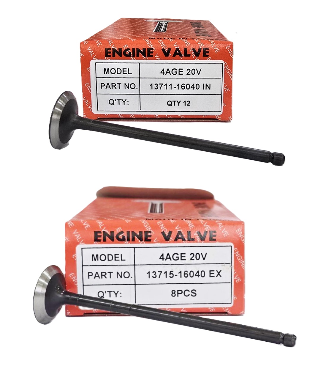 4age 20v Performance Replacement Valves view 1